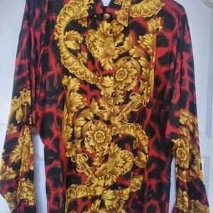 Versace vintage Women's silk blouse